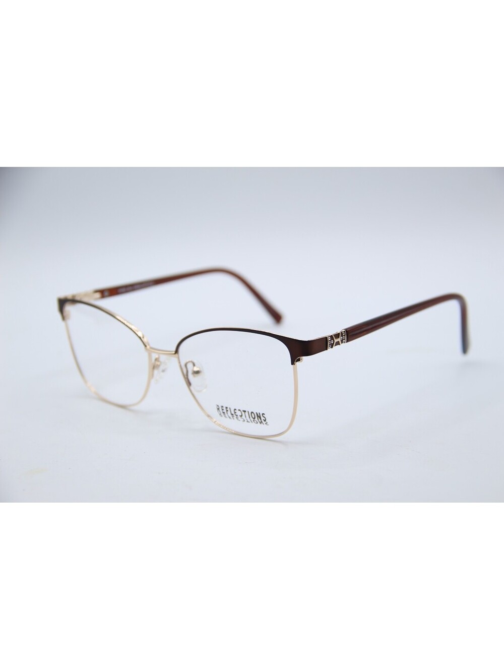 Reflections R792 Chocolate/Gold Authentic Eyeglasses 55-15